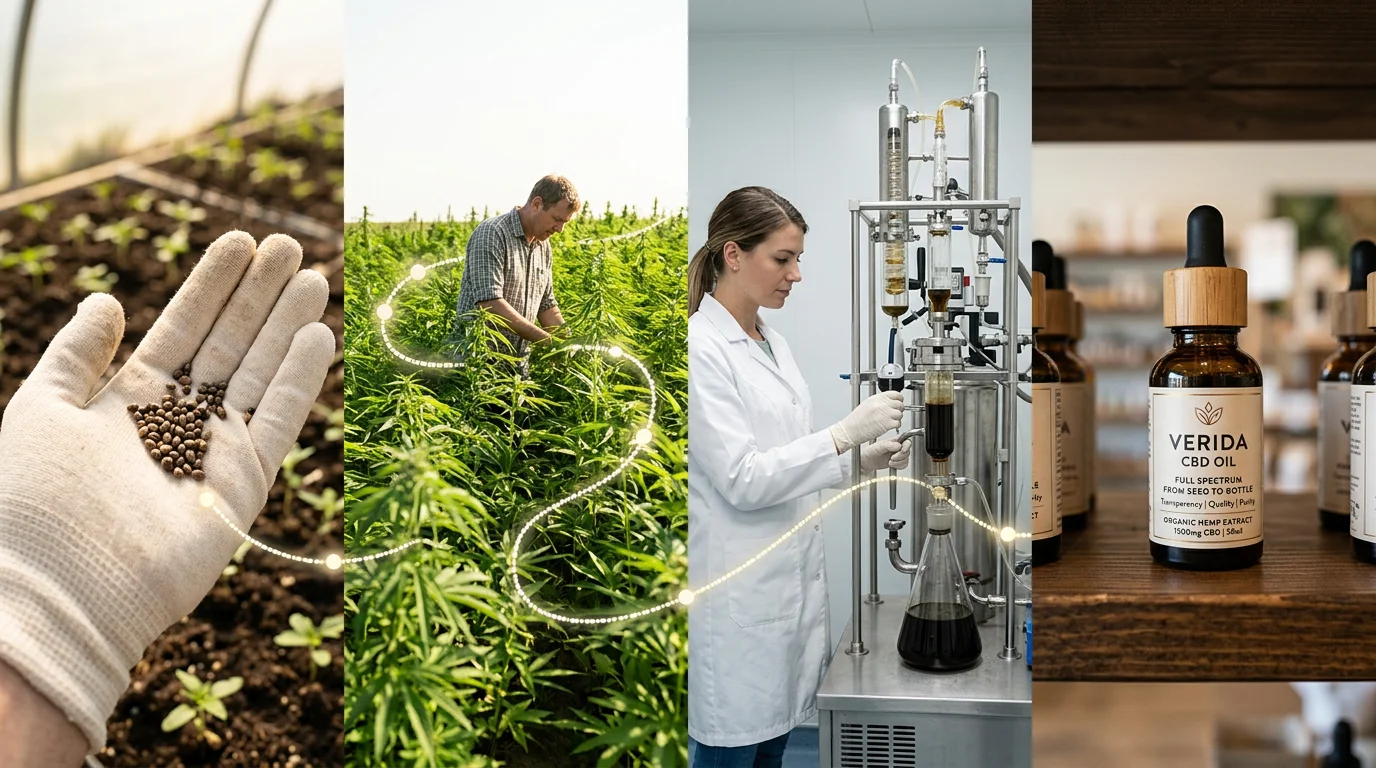 De la graine au flacon tracer une chaine d'approvisionnement transparente de CBD